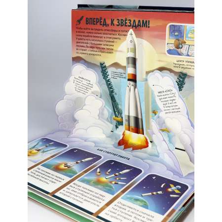Детская книга энциклопедия Космос Malamalama Книга с объемными картинками 3Д