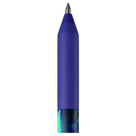 Ручка шариковая Berlingo Futureal синяя 0.7мм. рисунок на корпусе 6шт.