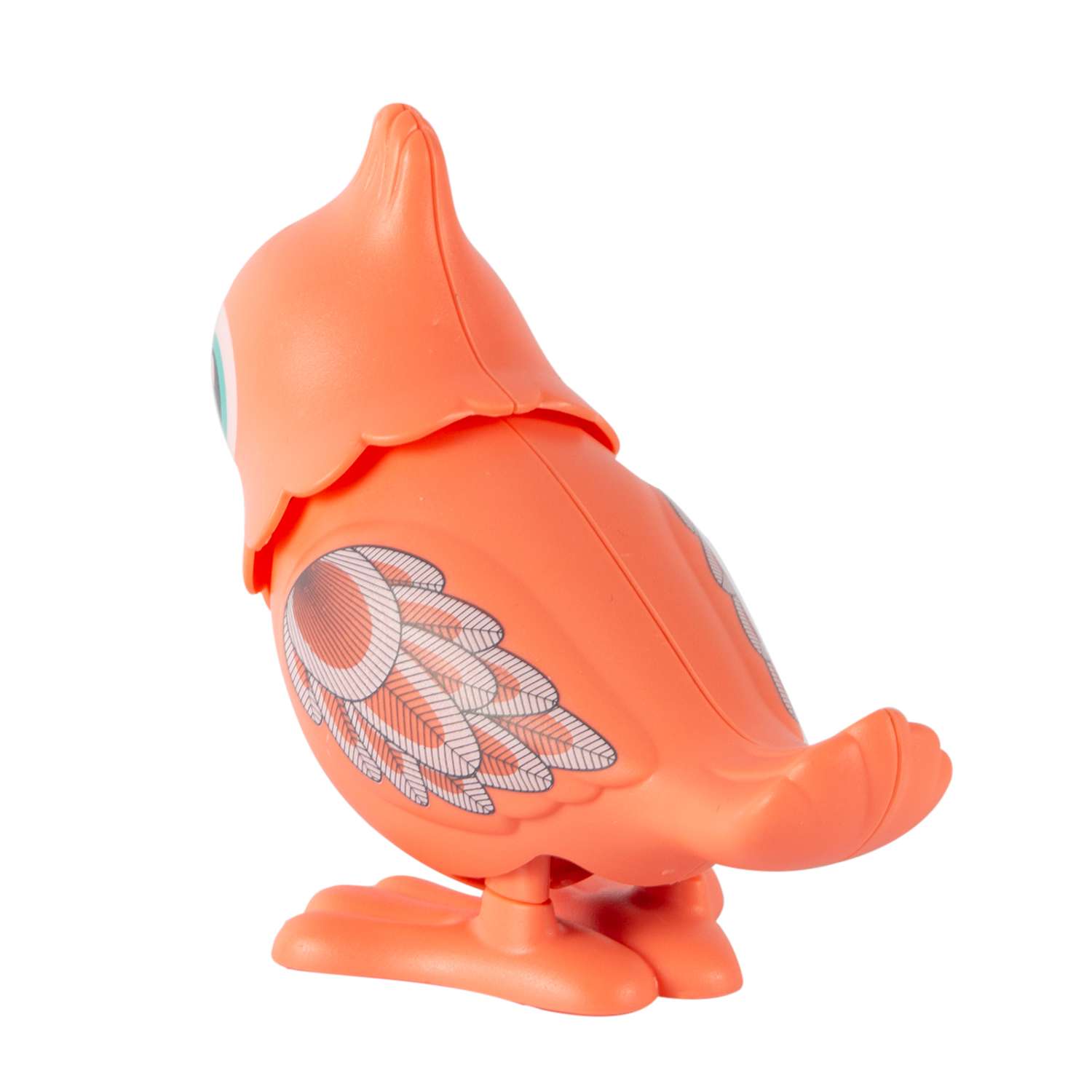 Игрушка RedLine Заводной попугай 10см розовый - фото 2