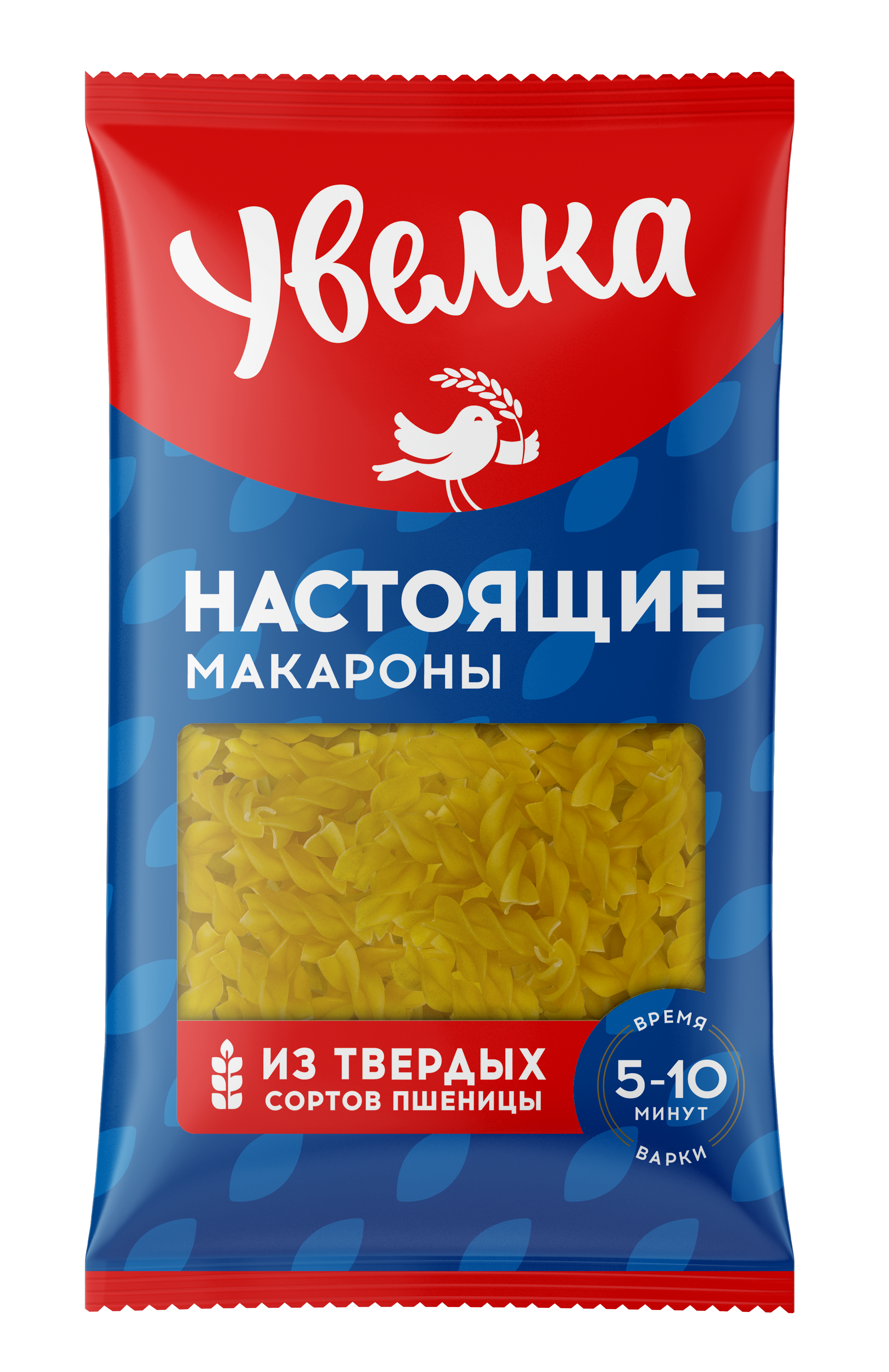 Макароны Увелка Спираль 450 г из твердых сортов пшеницы - фото 1