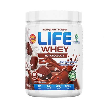 Протеин сывороточный Tree of Life Life Whey 450 гр вкус: Шоколад