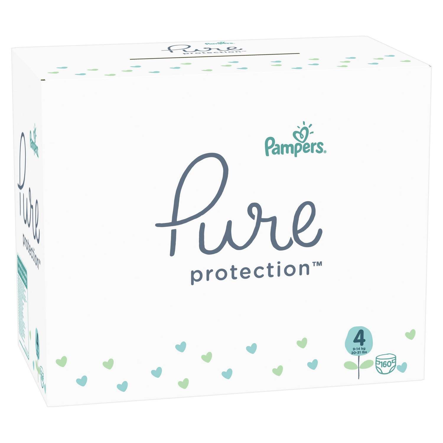 Подгузники Pampers Pure Protection 9-14кг 160шт - фото 2
