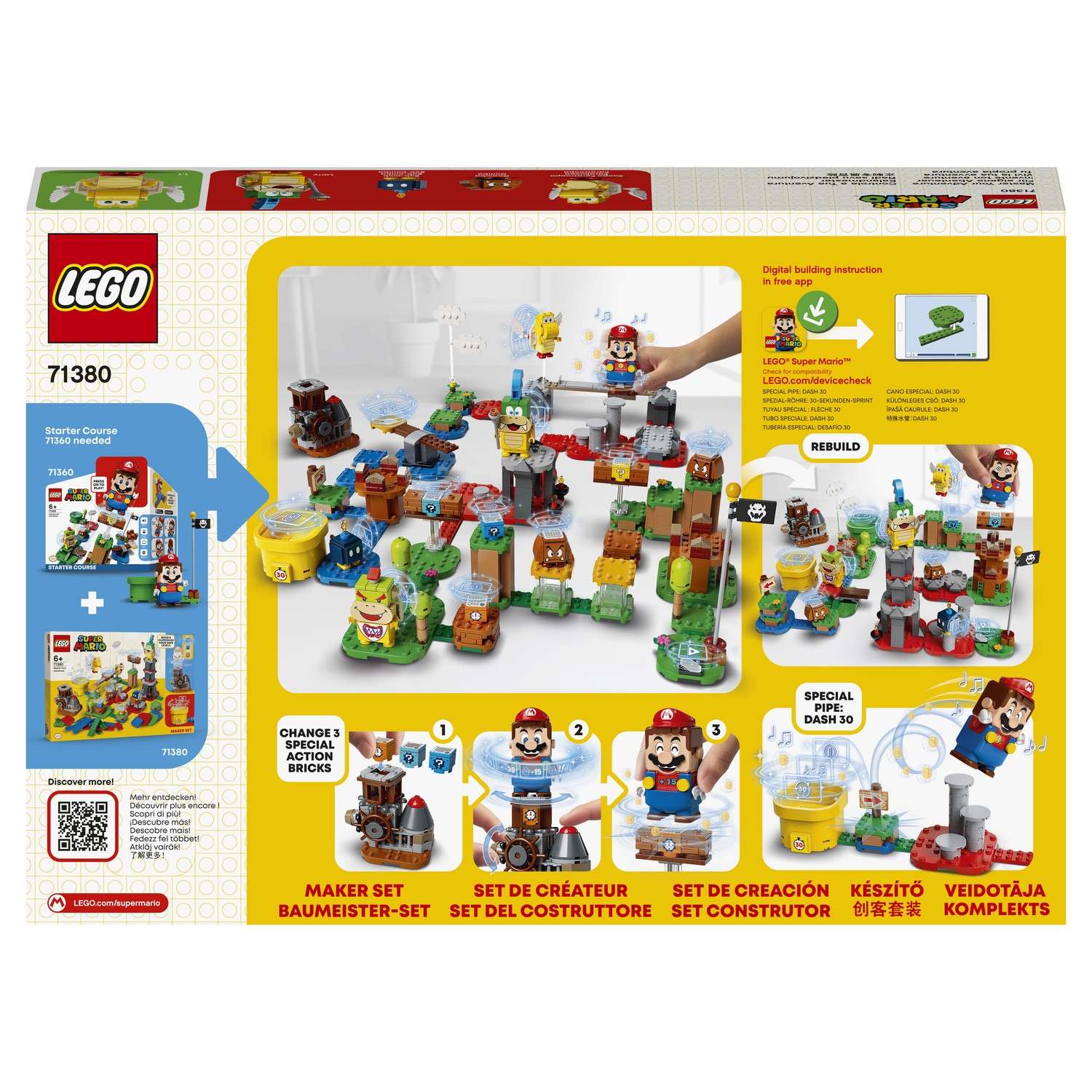 Конструктор LEGO Super Mario Твои уровни! Твои приключения! 71380 - фото 3