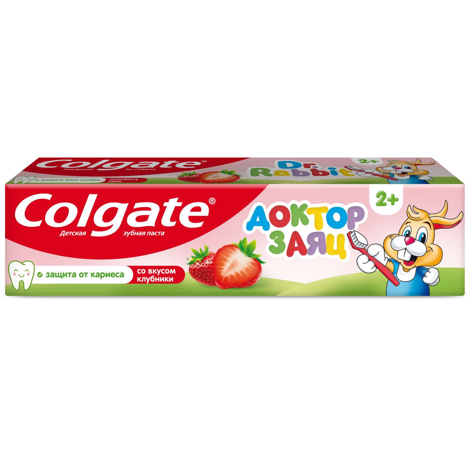 Зубная паста Colgate Доктор Заяц Клубника с 2лет 50мл - фото 2