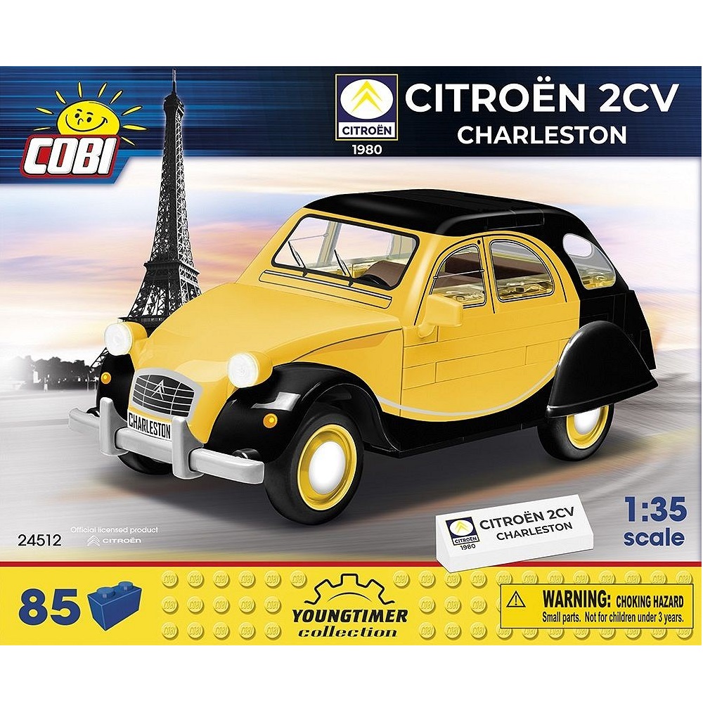 Конструктор COBI Автомобиль Citroen 2CV Charleston 1980 85 деталей - фото 7