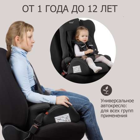 Автокресло детское BeBest Kingston Lux от 9 до 36 кг dark