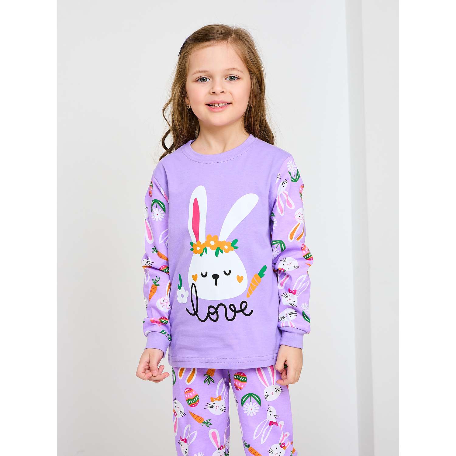 Костюм Mil Art kids 1902201529SUIT-SLEEP-GIRL-PURPLE - фото 2