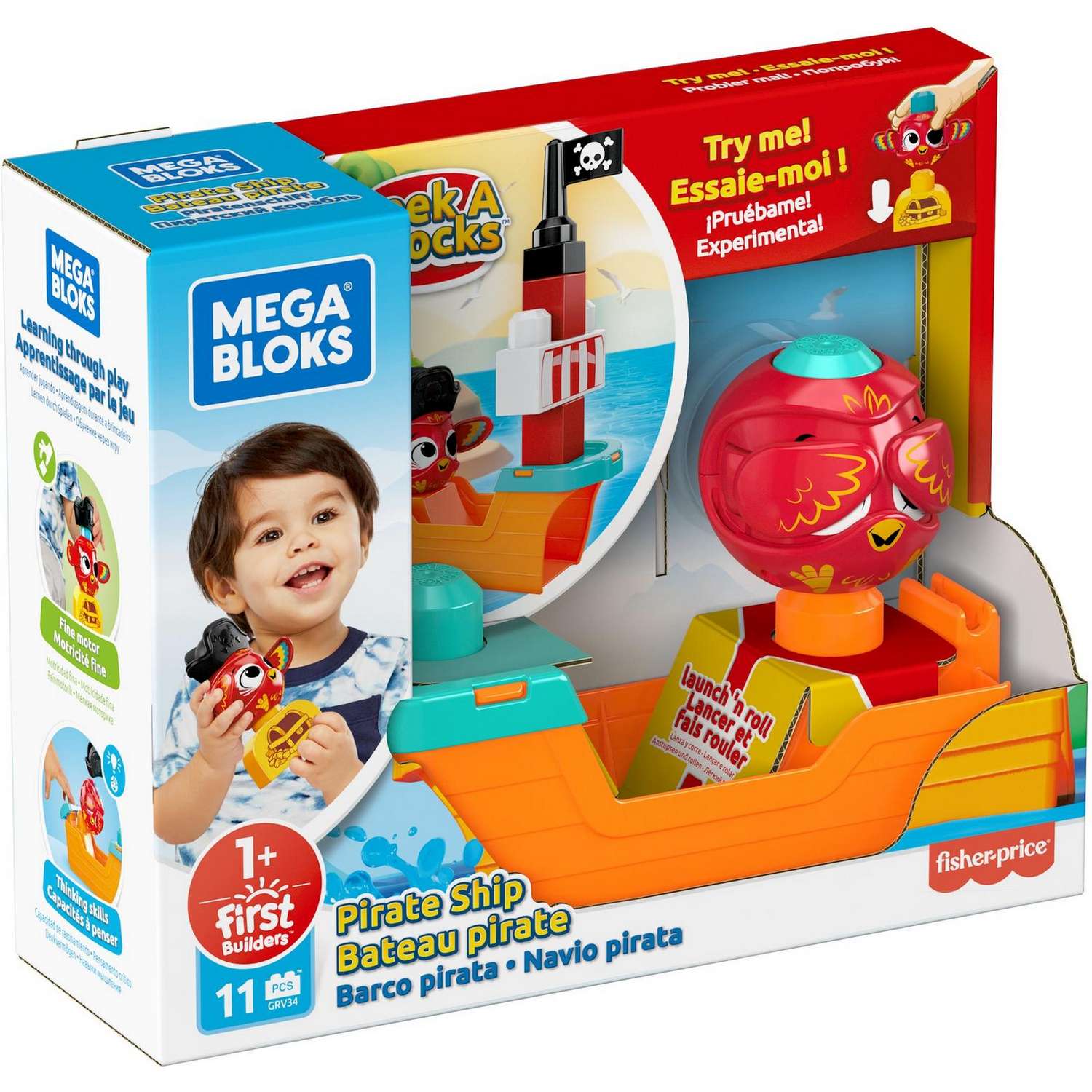 Набор игровой Mega Bloks Прятки с пиратами GRV34 - фото 3