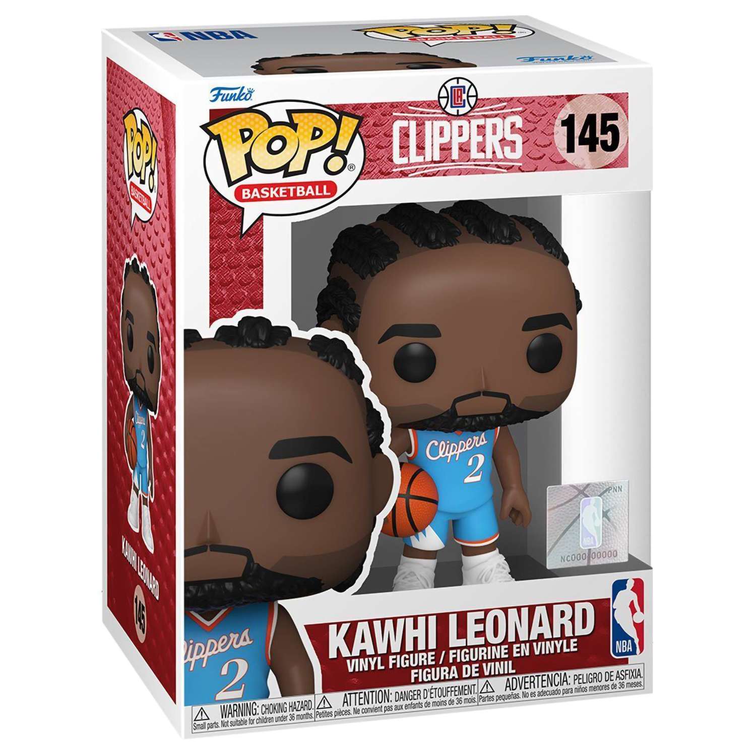 Фигурка Funko POP! NBA LA Clippers Kawhi Leonard (CE 21) (145) 64007 - фото 2