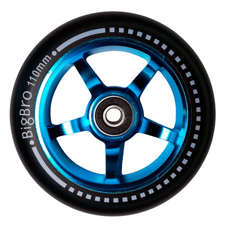 Колесо для самоката BIG BRO алюминиевое 110 мм синее