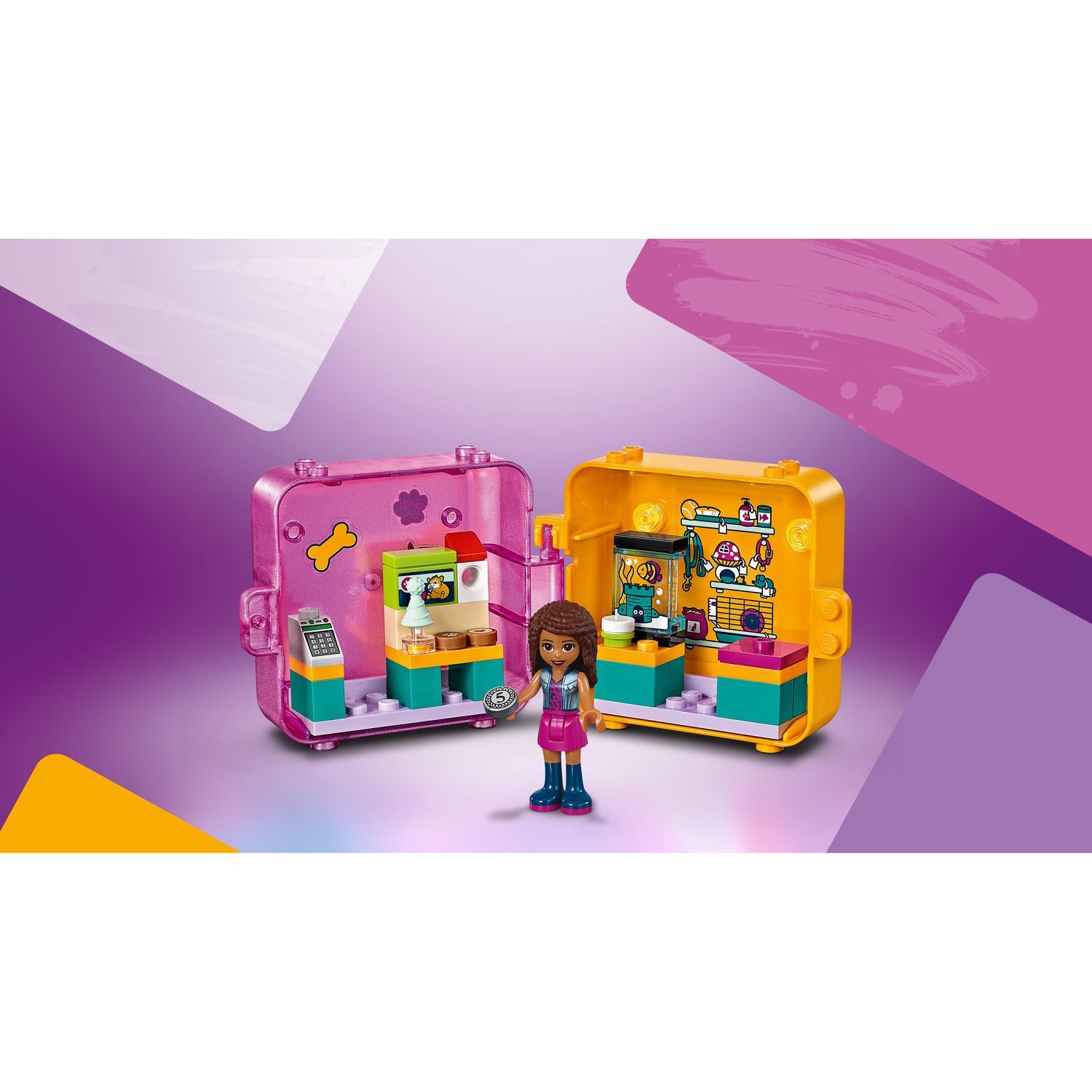 Конструктор LEGO Friends Игровая шкатулка Покупки Андреа 41405 - фото 9