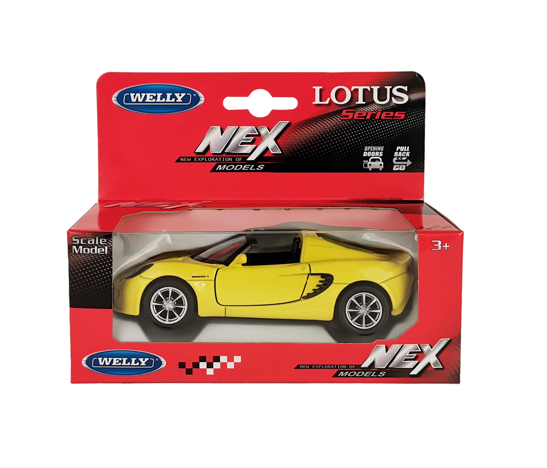 Машинка Welly 1:38 Lotus Elise 111S 2003 цвет в ассортименте 42335W - фото 3