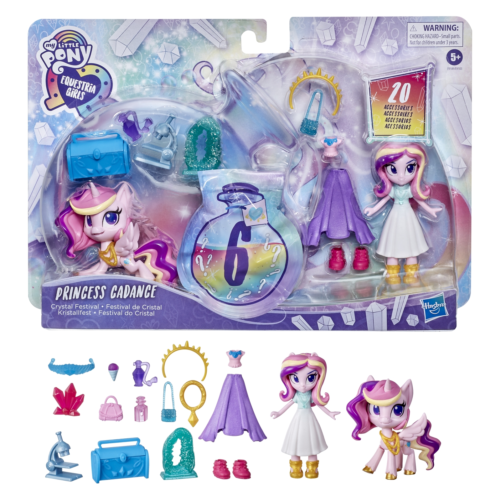 Набор игровой MLP Equestria Girls My Little Pony Пони Волшебное зеркало Принцесса Каденс E91895X0 - фото 5