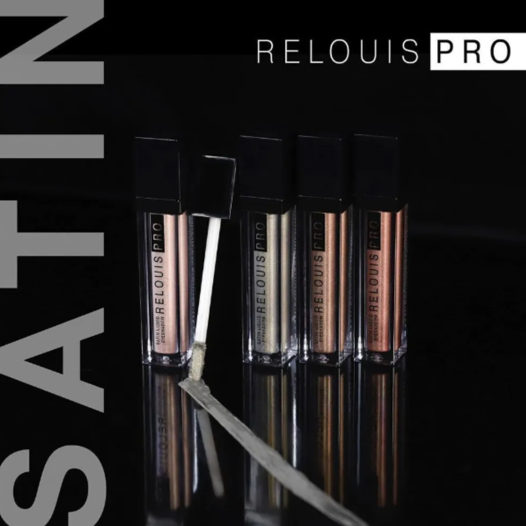 Тени для век RELOUIS жидкие pro satin liquid eyeshadow сатиновые тон 20 4.7г - фото 6