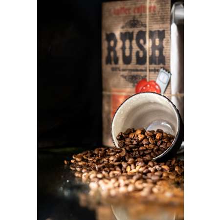 Кофе зерновой Coffee RUSH 1кг Crema Арабика 100 %