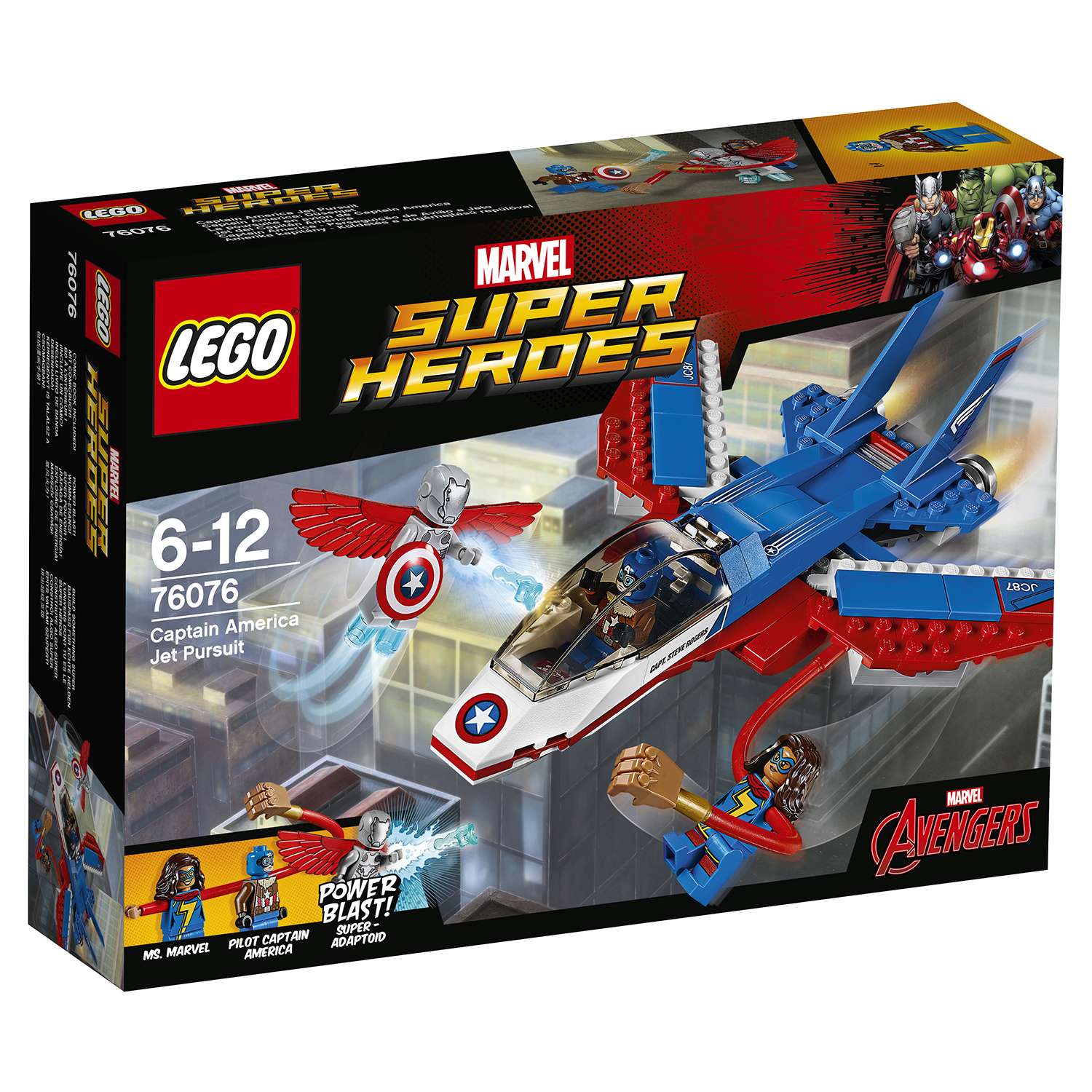 Конструктор LEGO Super Heroes Воздушная погоня Капитана Америка (76076) - фото 2