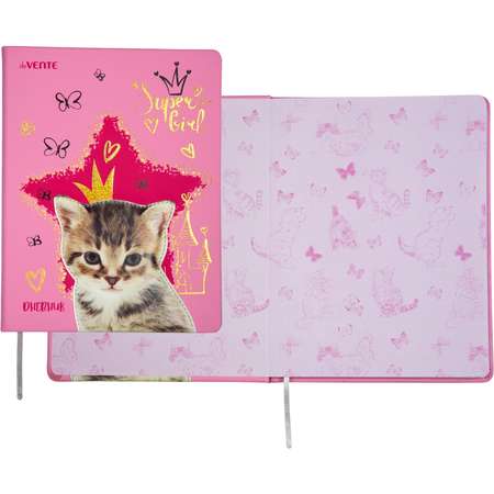 Дневник deVENTE Cat Princess. твердая обложка
