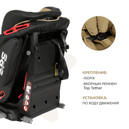 Автокресло Olsson VoyagerFix Brown Isofix 1/2/3 (9-36 кг)