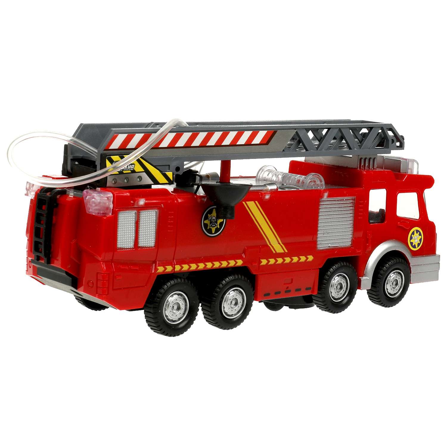 Пожарная машина Технодрайв Со светом звуком водой 357336 - фото 3