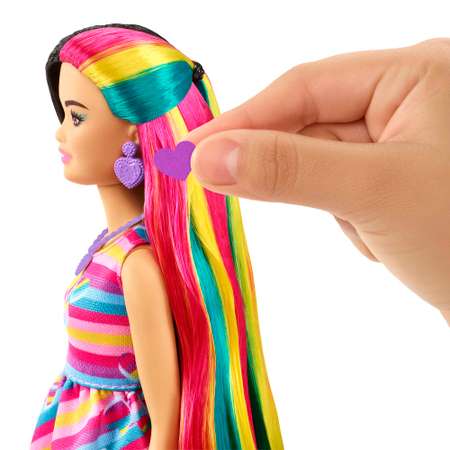 Кукла Barbie Totally Hair Сердца HCM90