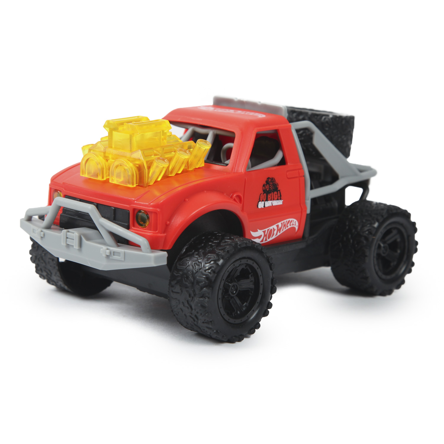 Машина Hot Wheels Грузовик высокие колеса Оранжевая DM0923-1 купить по цене  699 ₽ в интернет-магазине Детский мир