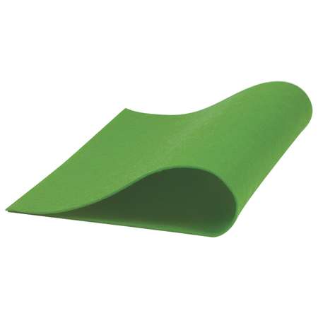 Цветной фетр Остров Сокровищ листовой декоративный для творчества 400х600 мм зеленый 3 л