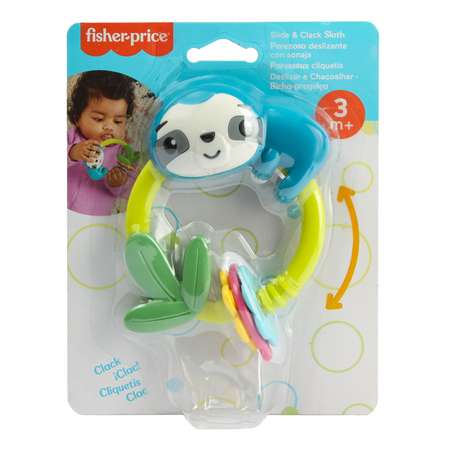Игрушка Fisher Price погремушка Ленивец