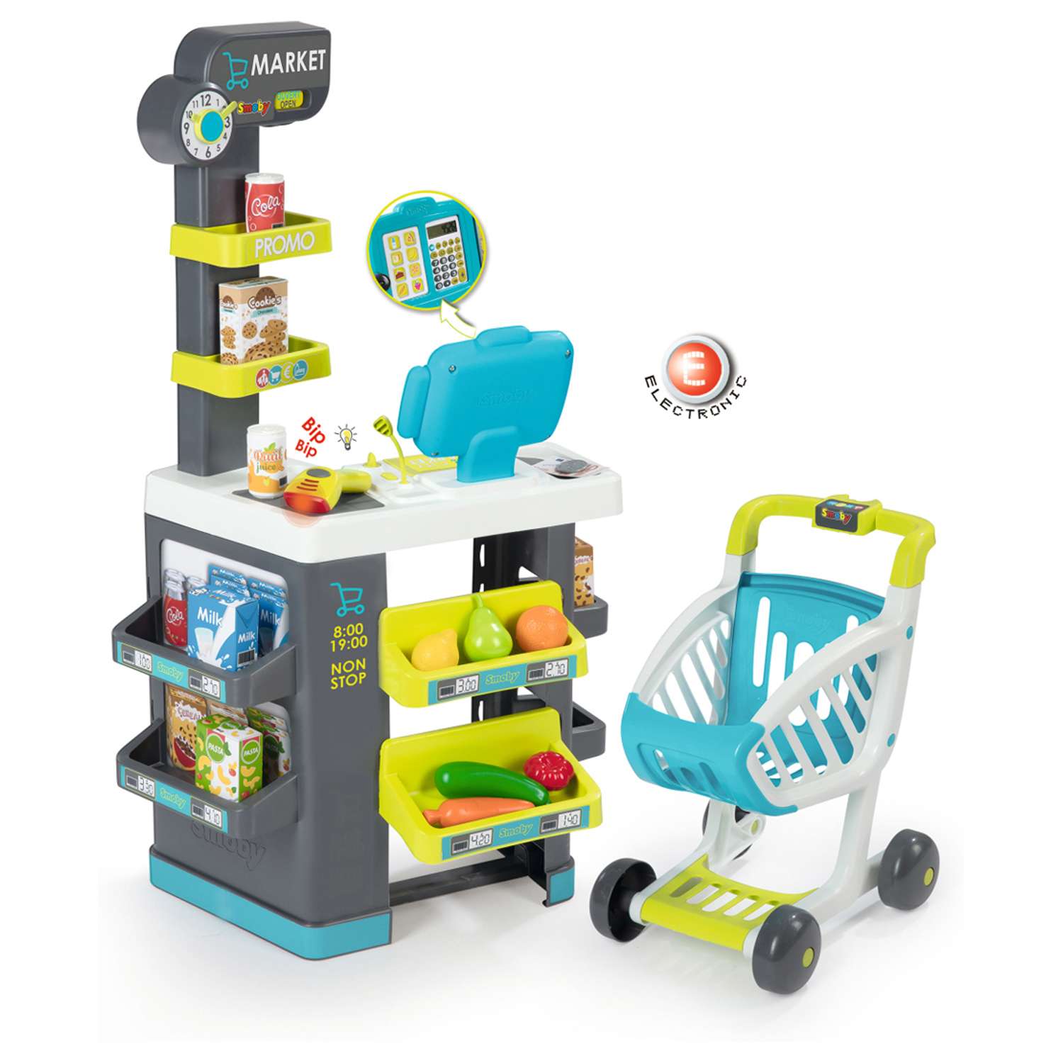 Набор игровой SMOBY детский супермаркет с тележкой 350212-МП - фото 3