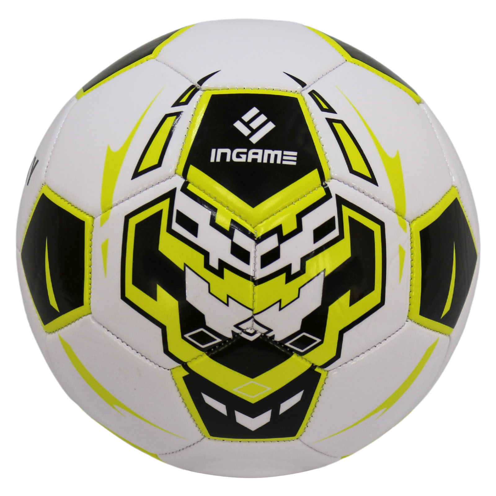 Мяч футбольный InGame ROXY №5 желтый - фото 1