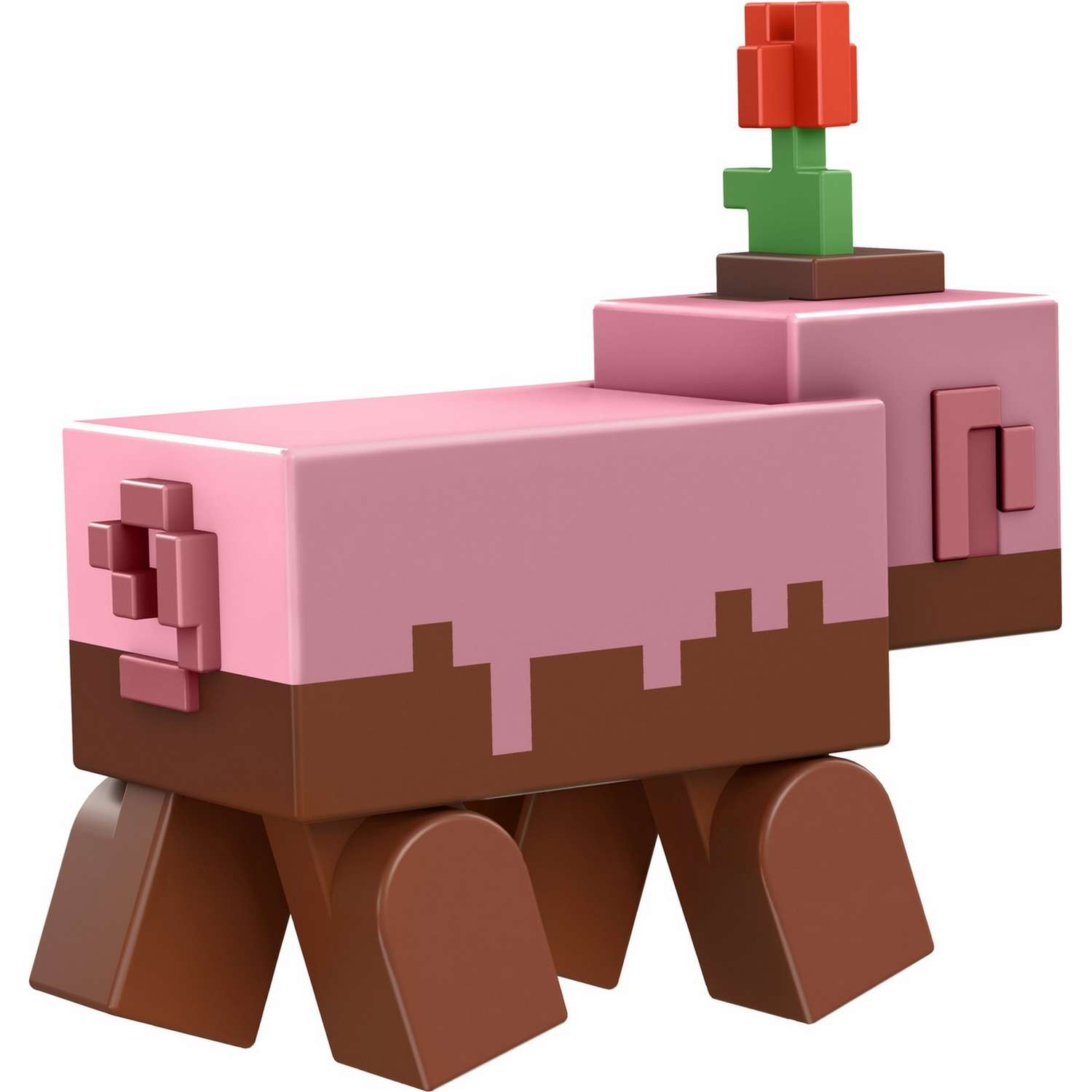 Фигурка Minecraft Свинья испачканная с аксессуарами GTP22 - фото 4