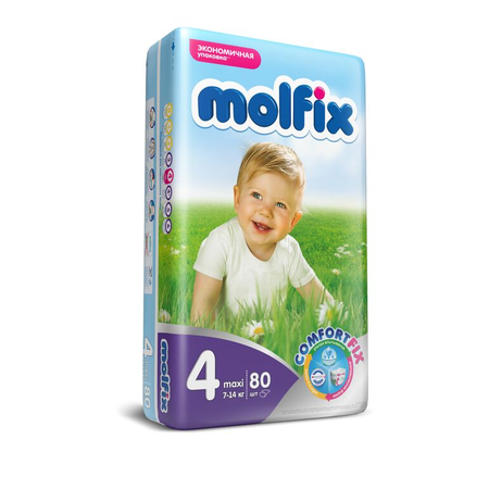 Подгузники Molfix Comfortfix 80 шт. 4