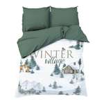Комплект постельного белья Этель 1.5 сп Winter villageбязь 125гр/м2