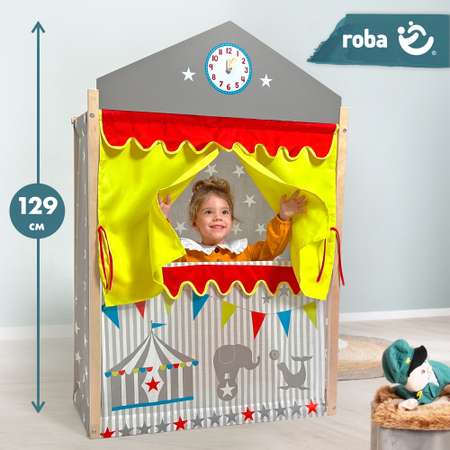 Кукольный театр для малышей Roba большой деревянный игровой