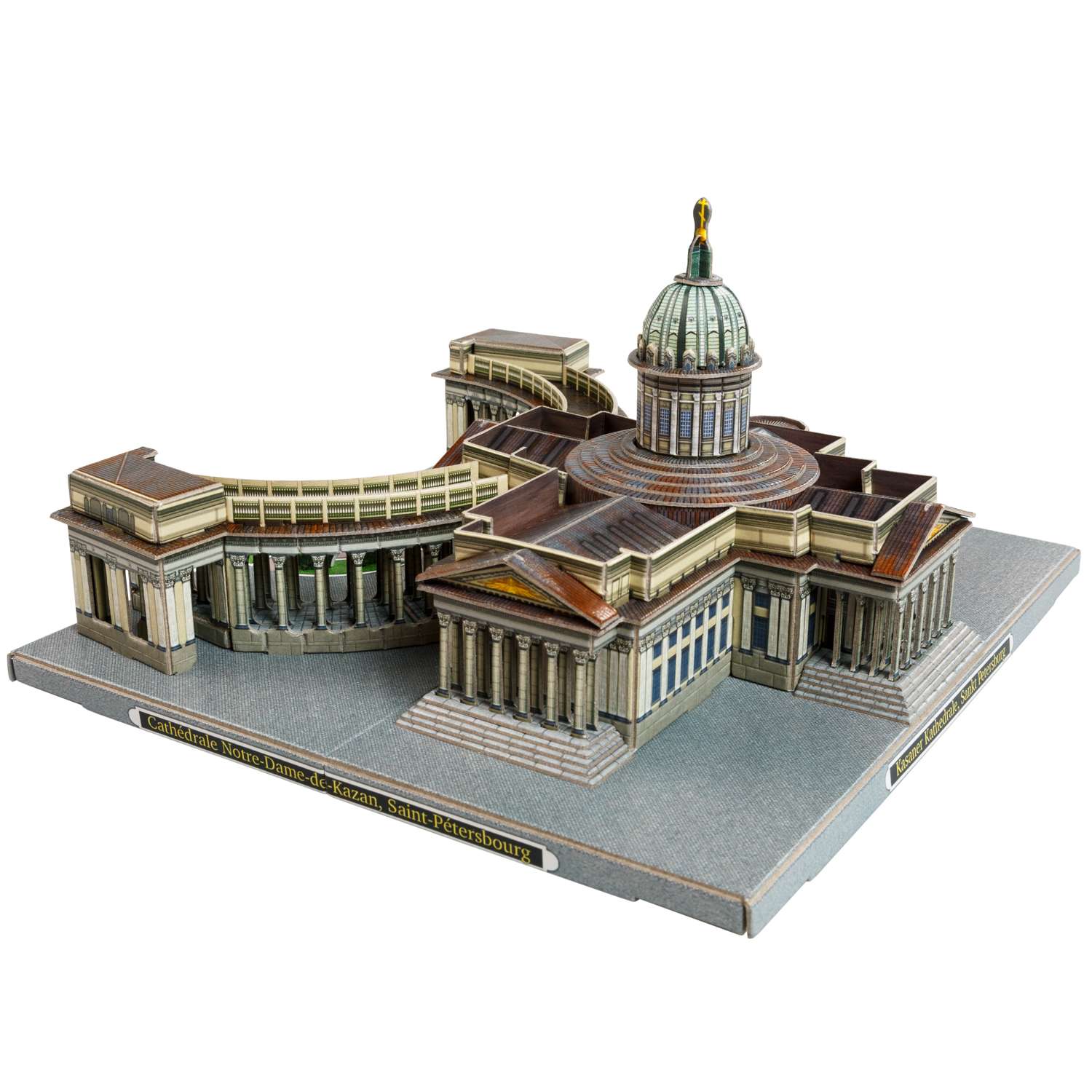 Сборная модель Умная бумага Города в миниатюре Казанский собор 597 597 - фото 3