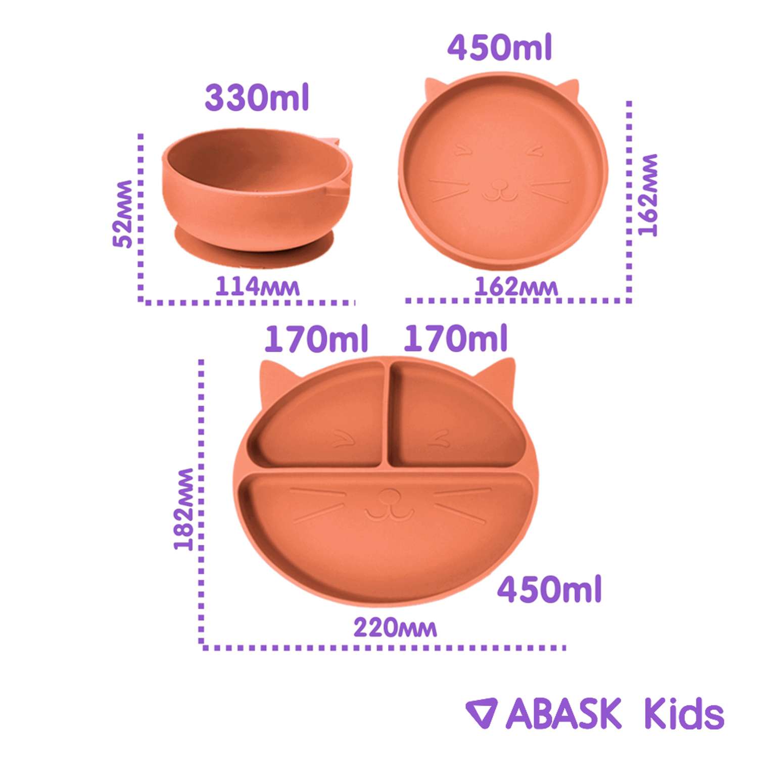 Набор детской посуды ABASK CARROTPIE 7 предметов - фото 2