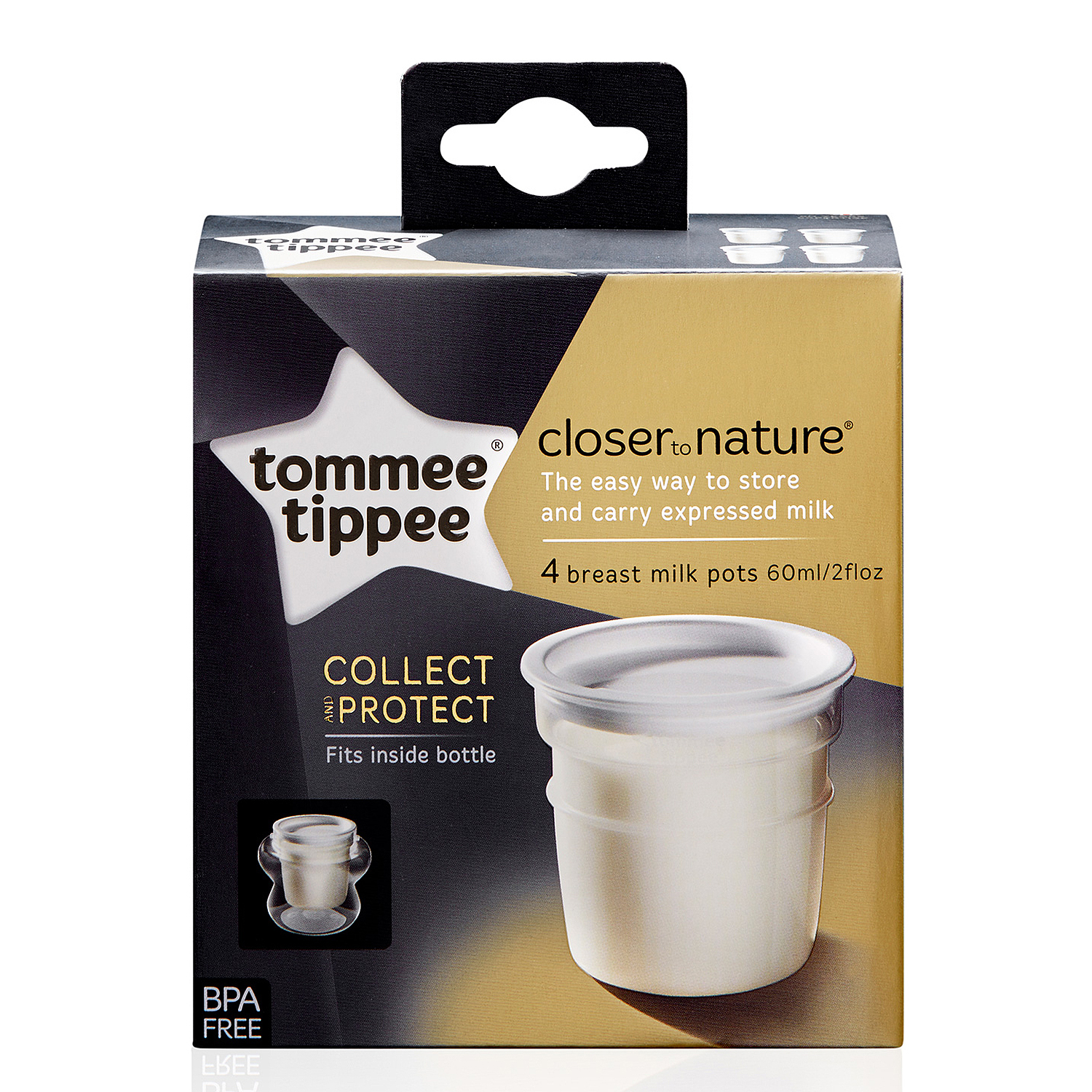 Контейнеры Tommee tippee для молока 4 шт 60 мл - фото 2