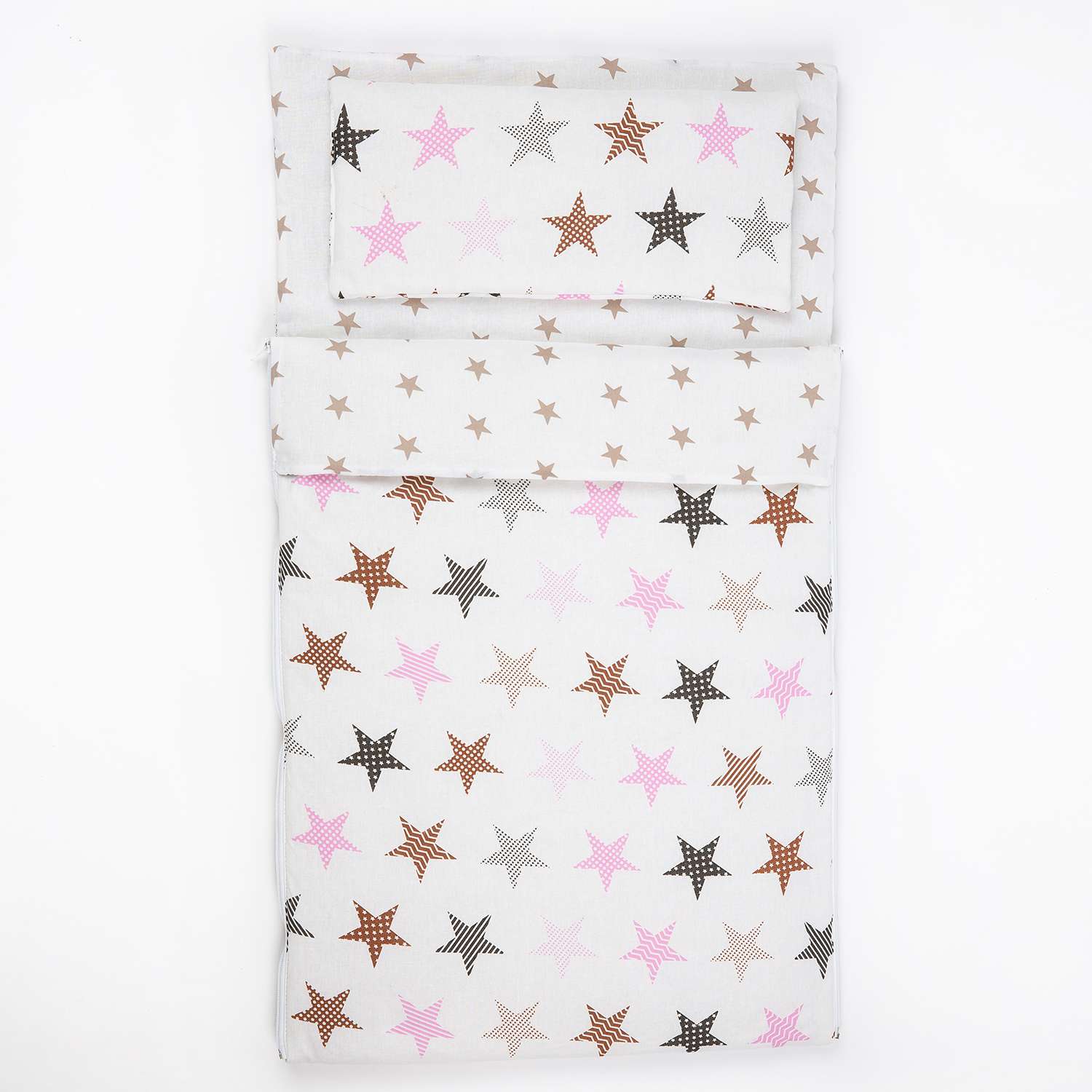 Спальный мешок Чудо-чадо Сплюшик звездочки розовый - фото 3