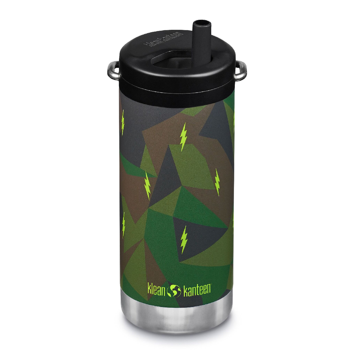 Термокружка Klean Kanteen TKWide Twist Cap 12oz 355 мл Electric Camo - фото 1