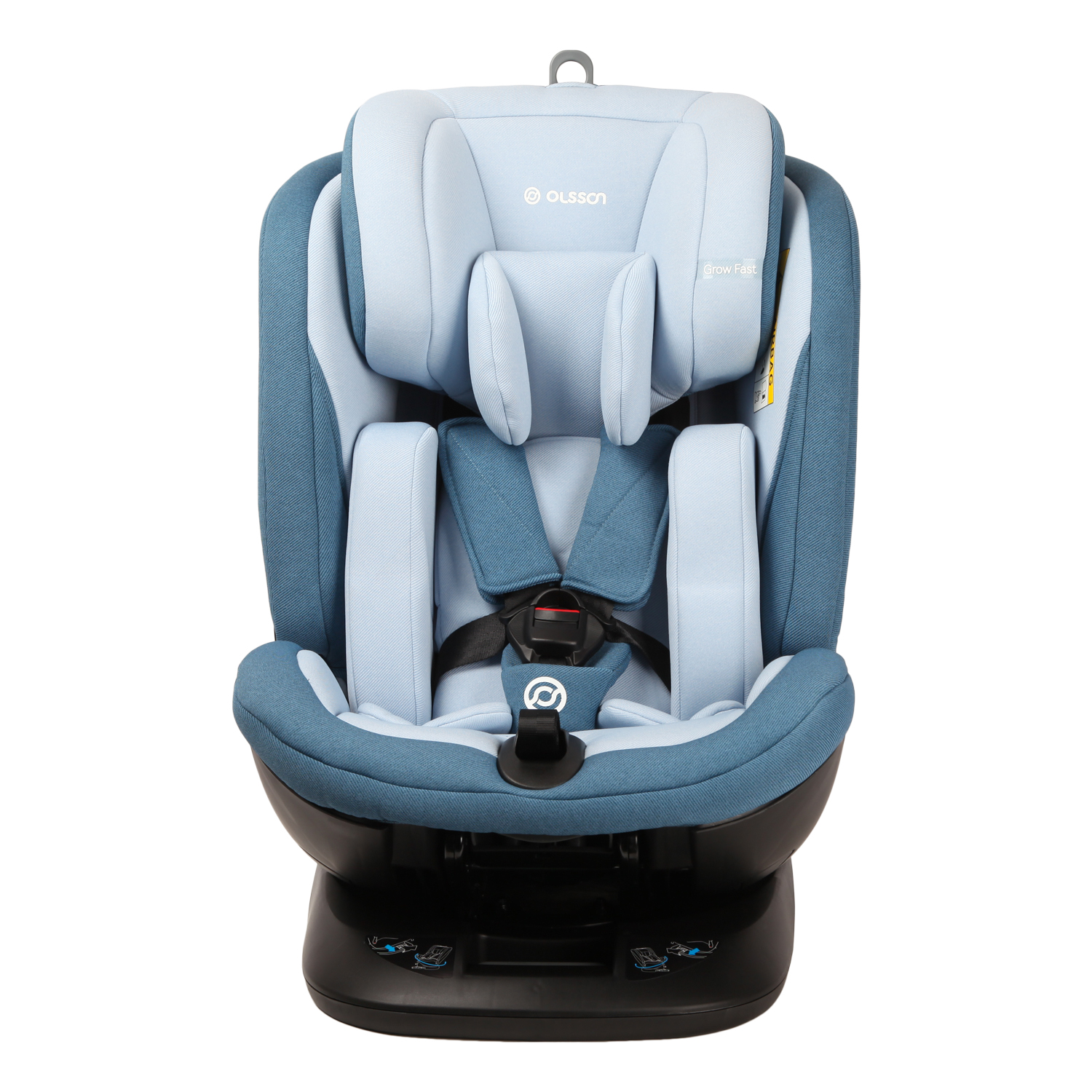 Автокресло Olsson Grow Fast Denim Isofix 0+/1/2/3 (0-36 кг) - фото 8