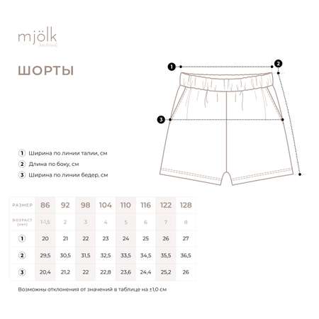 Шорты Mjolk