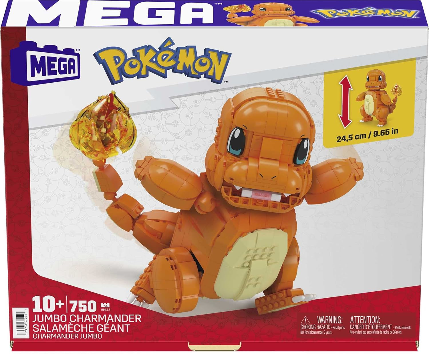 Конструктор MEGA Pokémon Jumbo Glumanda HHL13 - фото 6