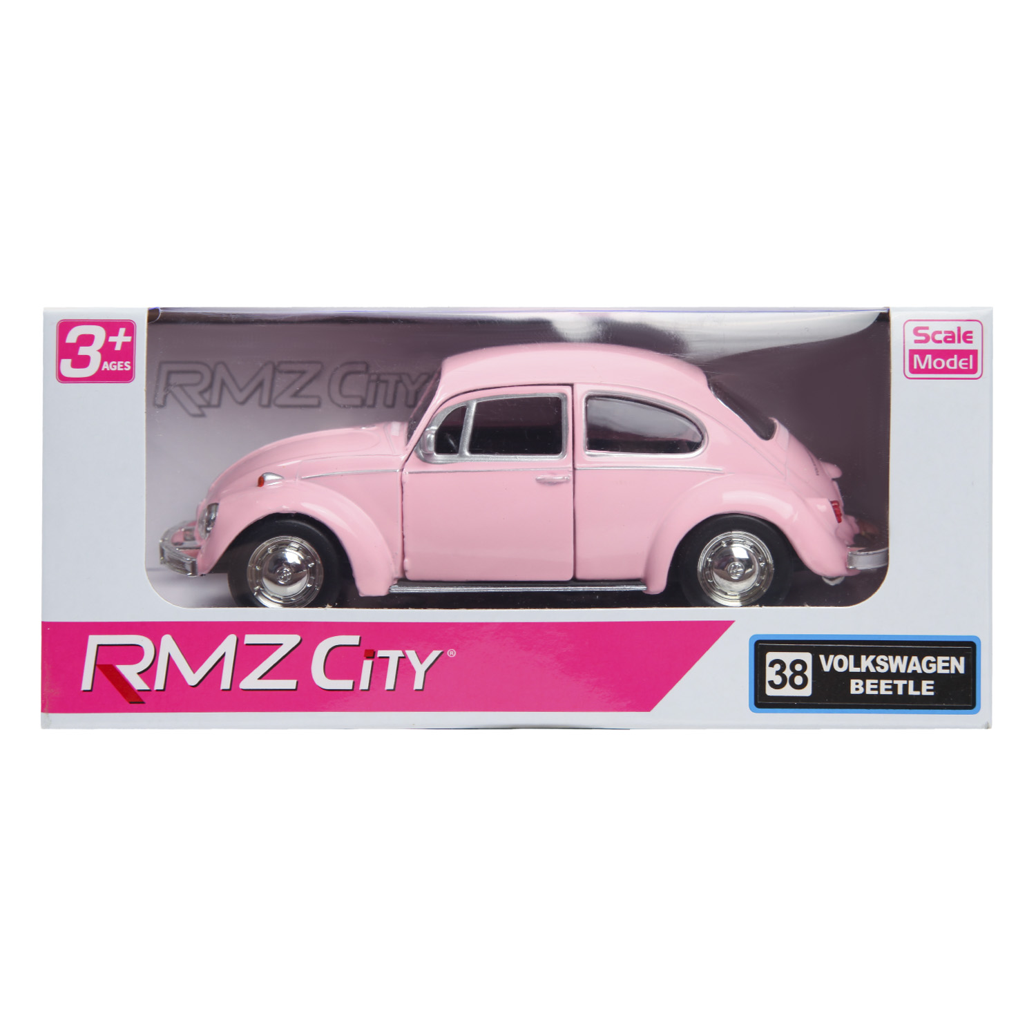 Автомобиль RMZ CITY Volkswagen без механизмов розовый 544017(I) - фото 7