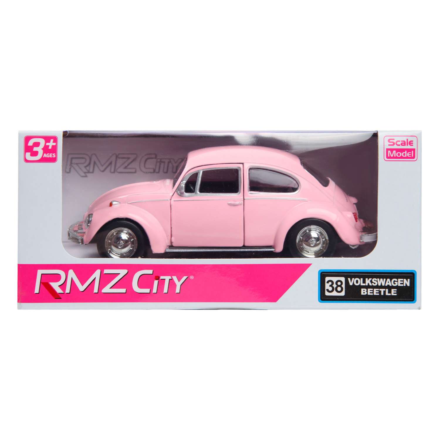 Автомобиль RMZ CITY Volkswagen Beetle розовый 544017(I) - фото 7