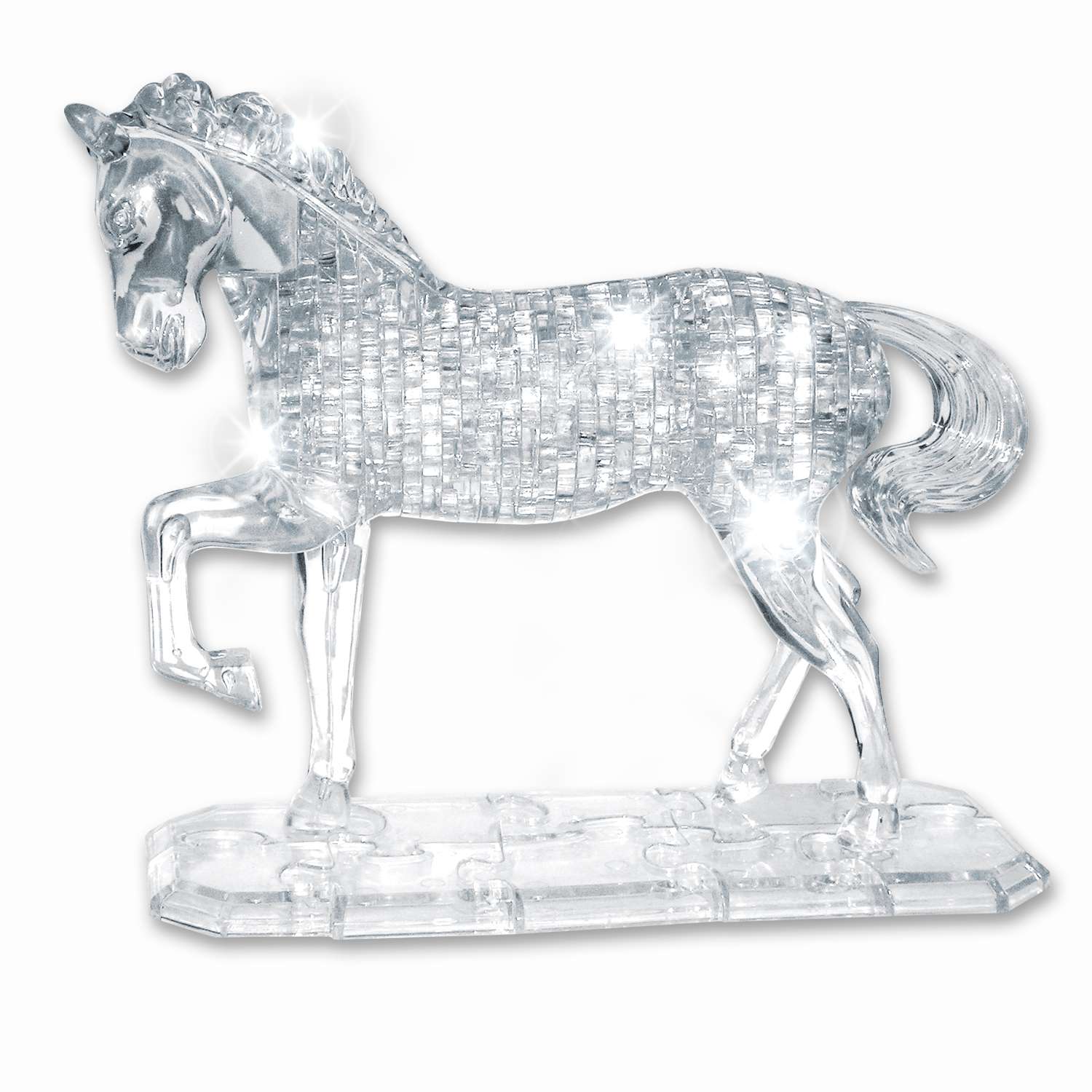 Развивающий 3D пазл BONDIBON Магия Кристалов Лошадь 100 деталей - фото 1