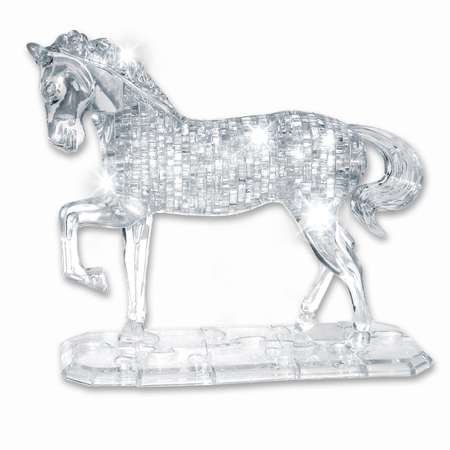 Развивающий 3D пазл BONDIBON Магия Кристалов Лошадь 100 деталей