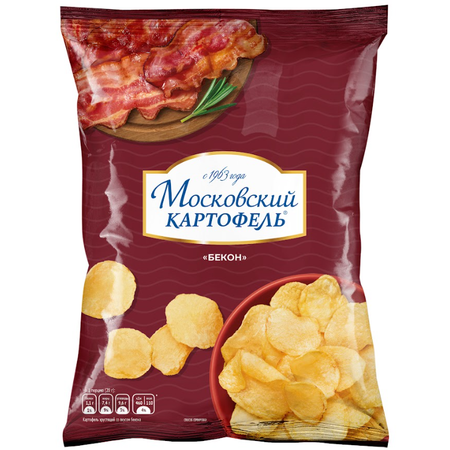 Чипсы Московский картофель со вкусом бекона 120г