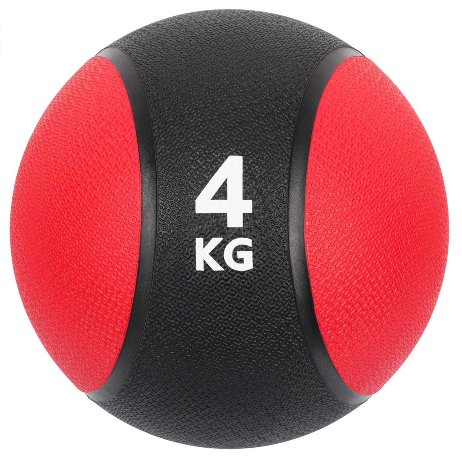 Медбол STRONG BODY медицинский мяч для фитнеса черно-красный 4 кг - фото 3