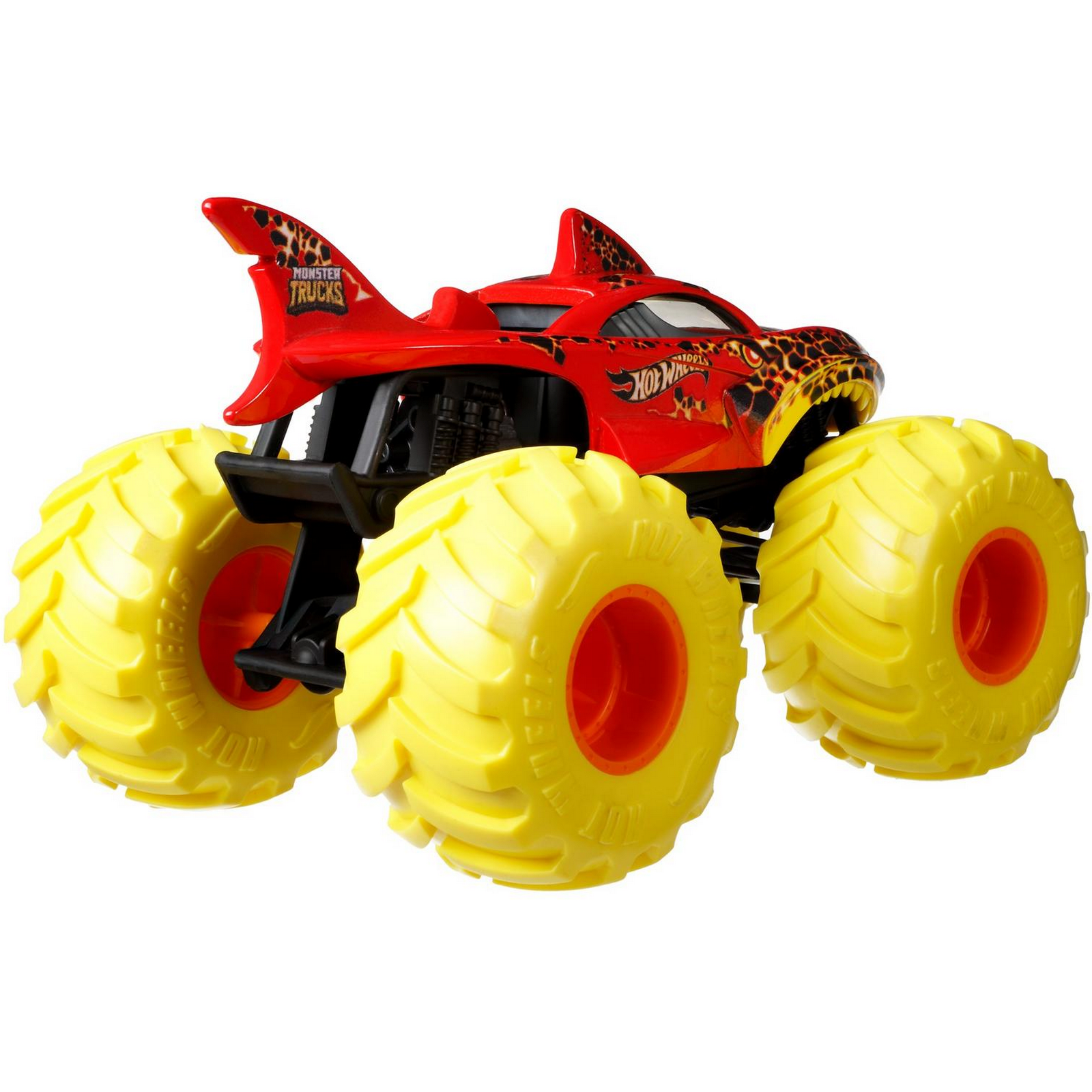 Машинка Hot Wheels Monster Trucks большой Лава Шарк GTJ38 FYJ83 - фото 4