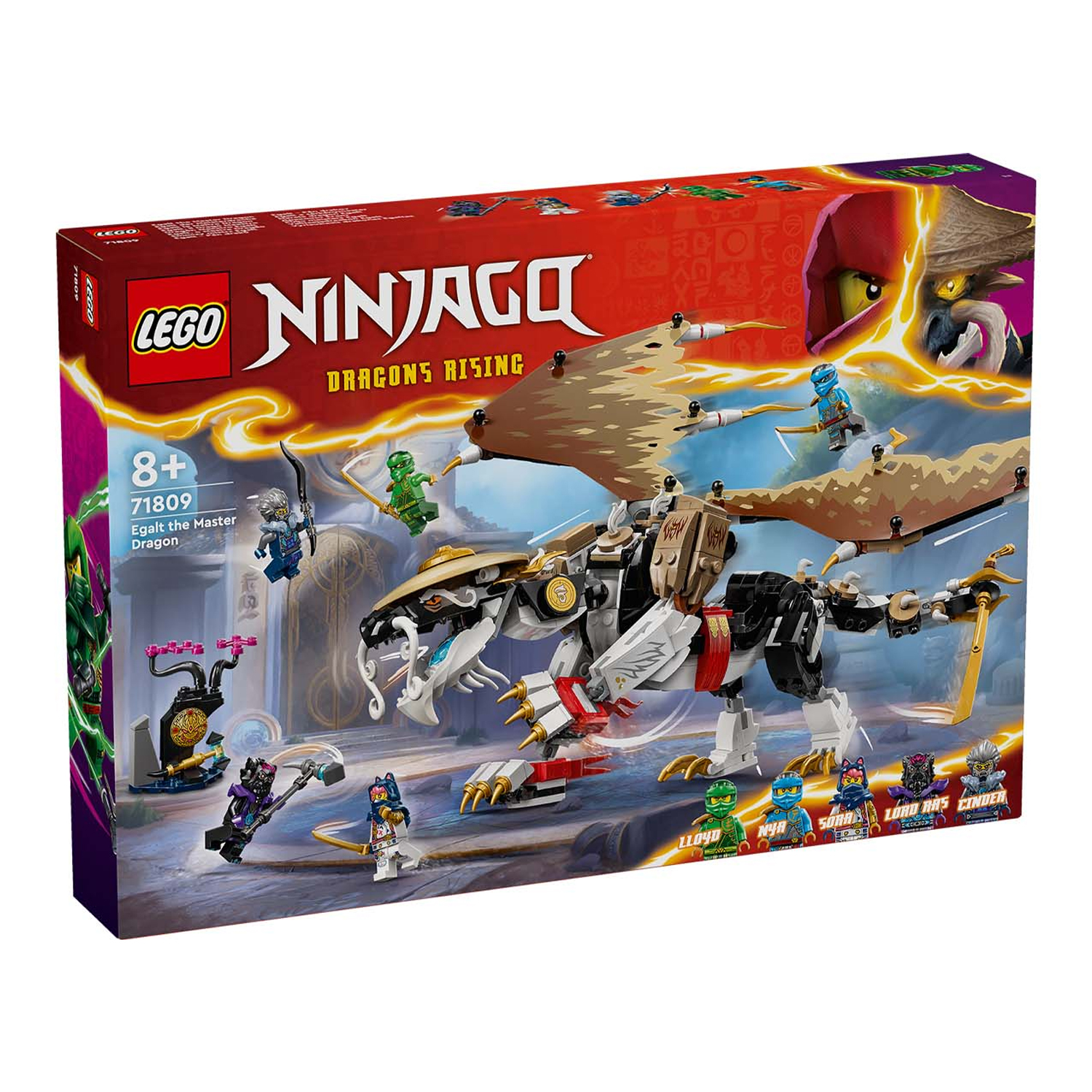 Конструктор детский LEGO Ninjago Эгальт мастер-дракон 71809 - фото 9