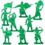 Набор солдатиков Воины и Битвы Пешие половцы цвет зеленый